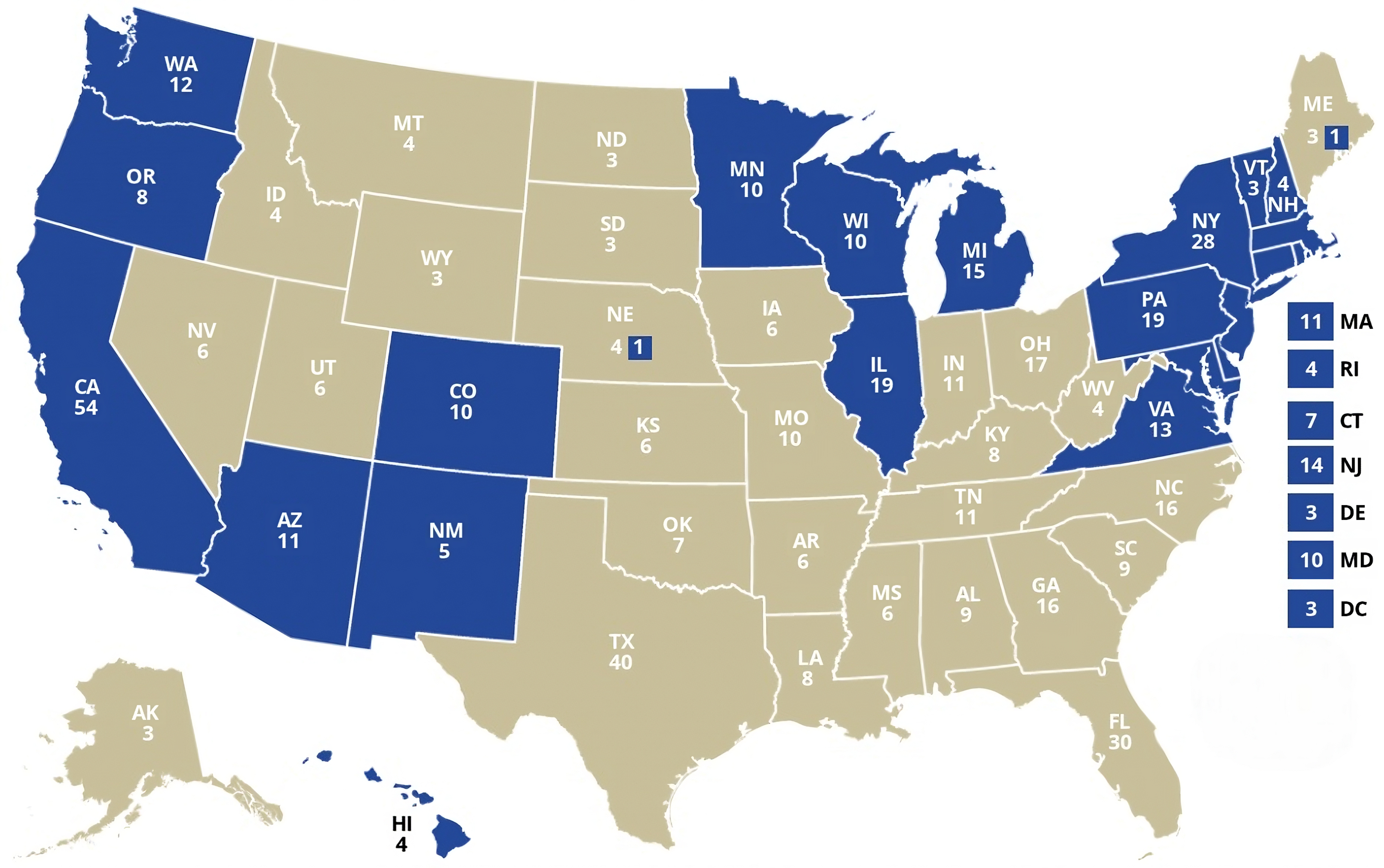 Electoral College Map