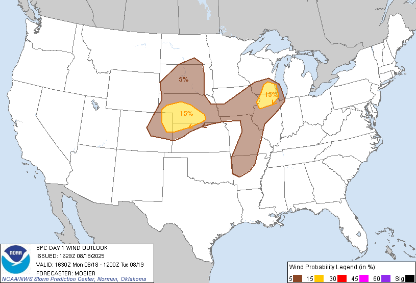 Damaging Winds Forecast